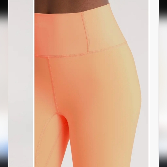 NWOT Free People Movement Never Better High Waist Leggings Bright Peach Size XS - Picture 13 of 13